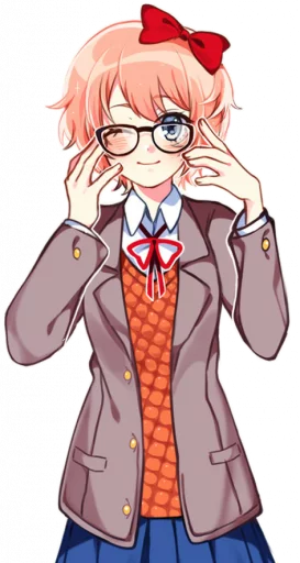 🧡 Стикер «sayori.chr» для Telegram