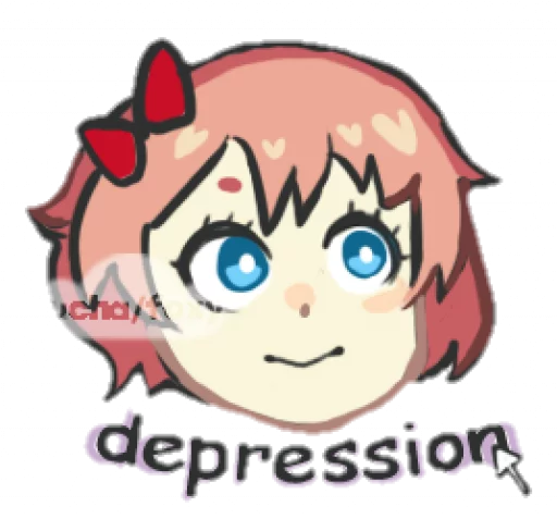 🧡 Стикер «sayori.chr» для Telegram