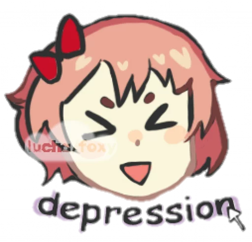 🧡 Стикер «sayori.chr» для Telegram