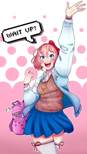 🧡 Стикер «sayori.chr» для Telegram