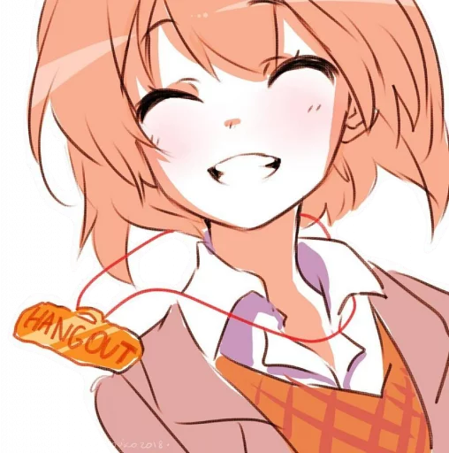 🧡 Стикер «sayori.chr» для Telegram
