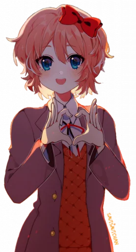 🧡 Стикер «sayori.chr» для Telegram