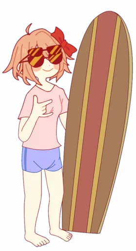 🧡 Стикер «sayori.chr» для Telegram