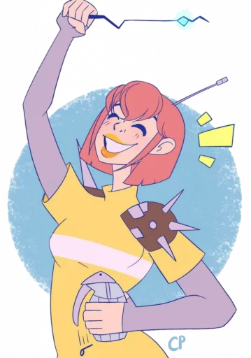 🧡 Стикер «sayori.chr» для Telegram