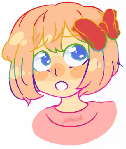 🧡 Стикер «sayori.chr» для Telegram