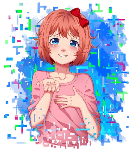 🧡 Стикер «sayori.chr» для Telegram