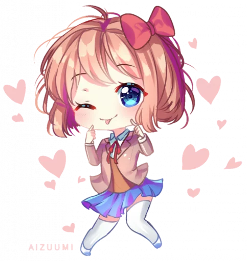 🧡 Стикер «sayori.chr» для Telegram
