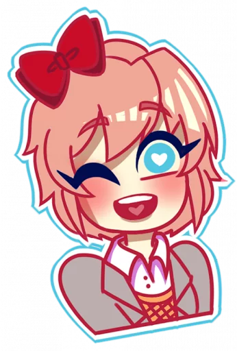🧡 Стикер «sayori.chr» для Telegram