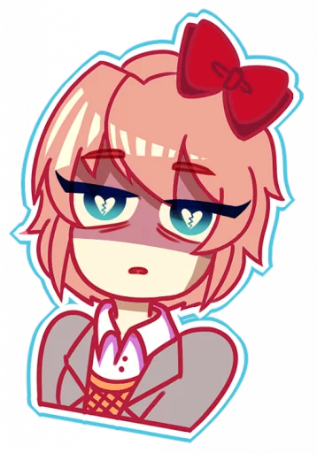 🧡 Стикер «sayori.chr» для Telegram