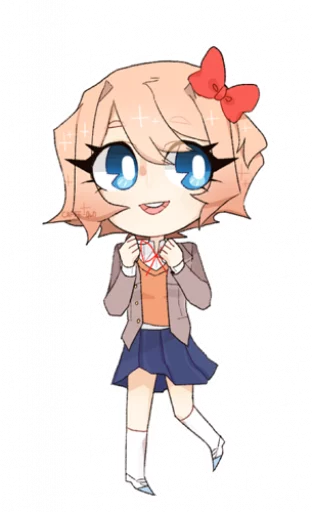🧡 Стикер «sayori.chr» для Telegram