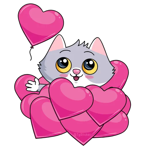 ❤️ Стикер «СберКот и его Вселенная» для Telegram