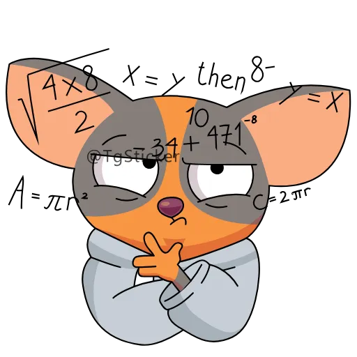 🤔 Стикер «СберКот и его Вселенная» для Telegram