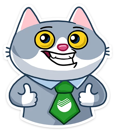Стикерпак СберКот для Telegram