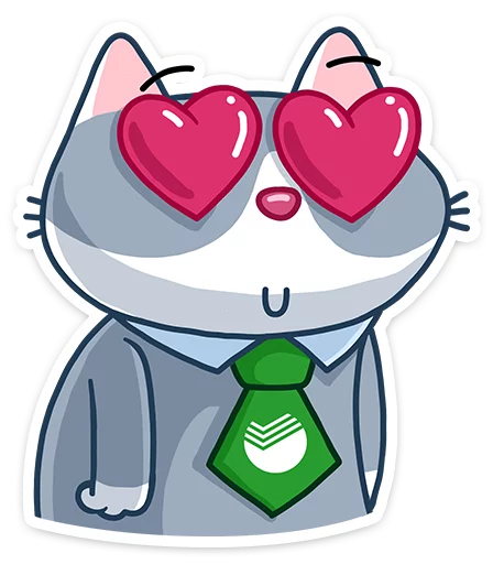 😍 Стикер «СберКот» для Telegram