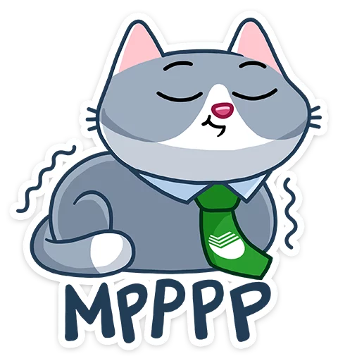 ☺️ Стикер «СберКот» для Telegram