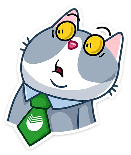😳 Стикер «СберКот» для Telegram