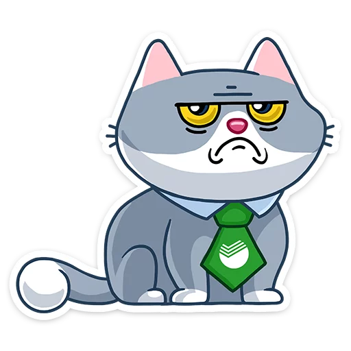 😟 Стикер «СберКот» для Telegram