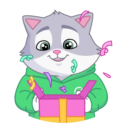 💝 Стикер «СберКот-инфлюенсер ВК» для Telegram