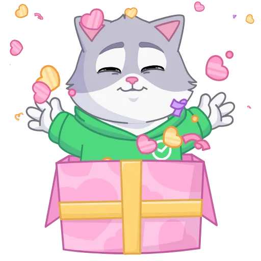 🎁 Стикер «СберКот-инфлюенсер ВК» для Telegram