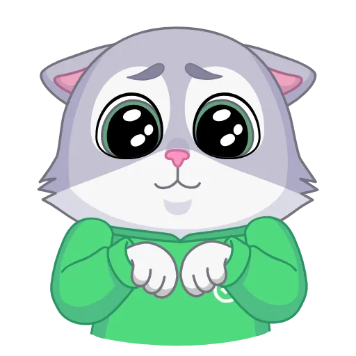 🥺 Стикер «СберКот-инфлюенсер ВК» для Telegram