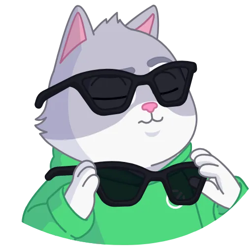 😎 Стикер «СберКот-инфлюенсер ВК» для Telegram