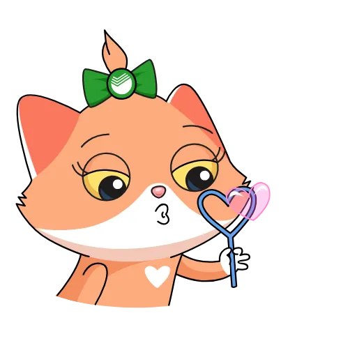 Стикер 4 Sbercat and Kitsy