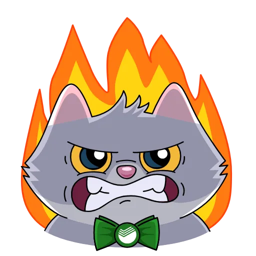 Стикер 14 Sbercat and Kitsy