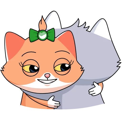 Стикер 20 Sbercat and Kitsy