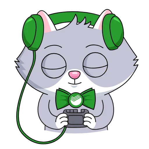 Стикер 40 Sbercat and Kitsy