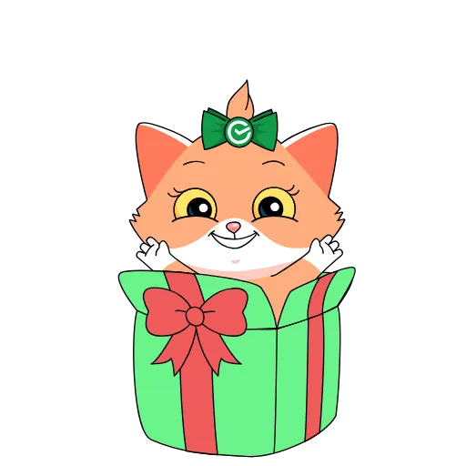 🎁 Стикер «Тусуйтесь, как СберКот!» для Telegram