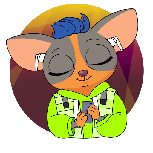 😌 Стикер «Тусуйтесь, как СберКот!» для Telegram