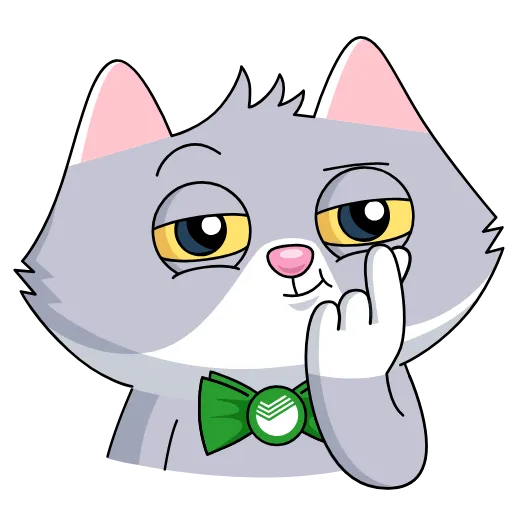 🤑 Эмодзи «СберКот и Куся» для Telegram