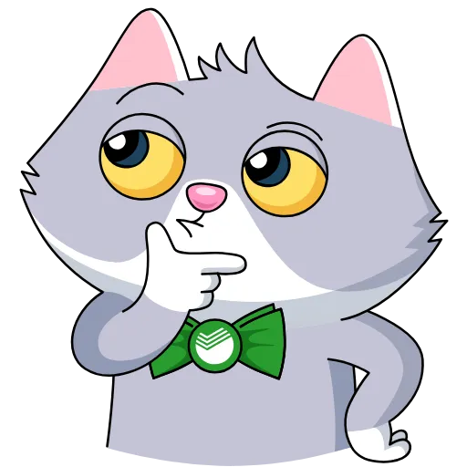 🤔 Эмодзи «СберКот и Куся» для Telegram