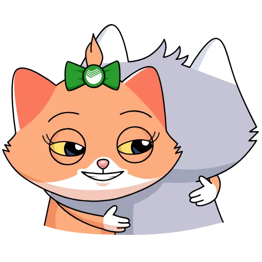 🤗 Эмодзи «СберКот и Куся» для Telegram