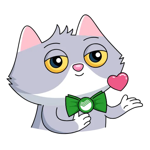 😘 Эмодзи «СберКот и Куся» для Telegram