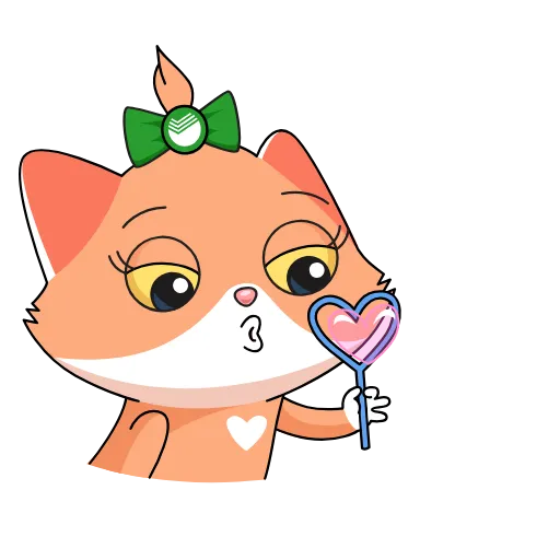 🥰 Эмодзи «СберКот и Куся» для Telegram