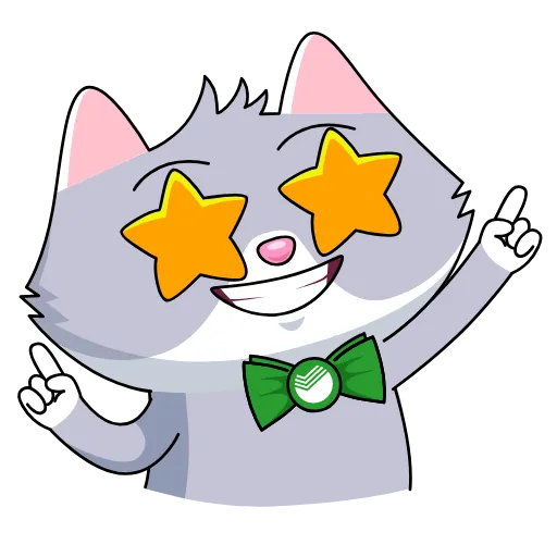 🤩 Эмодзи «СберКот и Куся» для Telegram