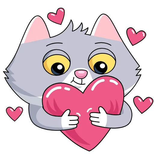 ❤️ Эмодзи «СберКот и Куся» для Telegram