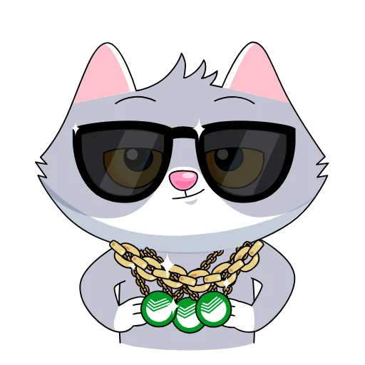 😎 Стикер «СберКот и друзья» для Telegram