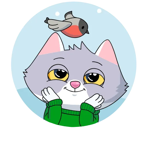 ☺️ Стикер «СберКот и друзья» для Telegram