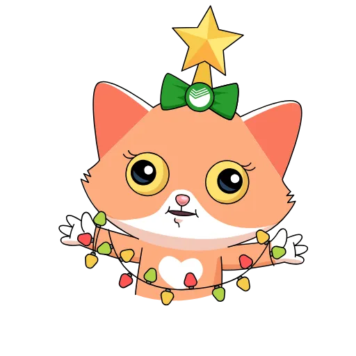 🎄 Стикер «СберКот и друзья» для Telegram
