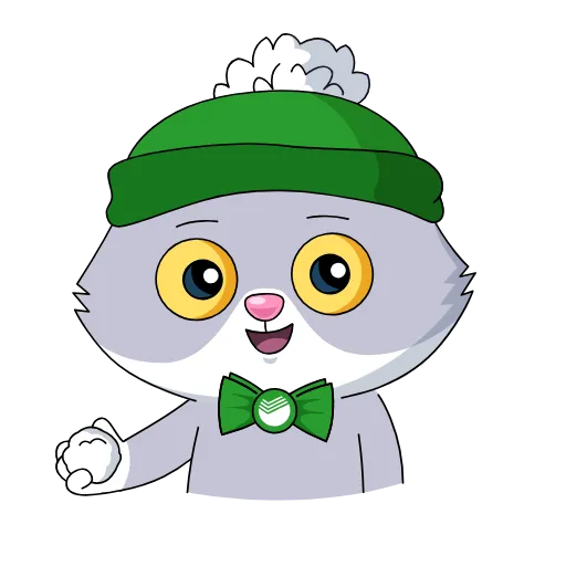 ❄️ Стикер «СберКот и друзья» для Telegram