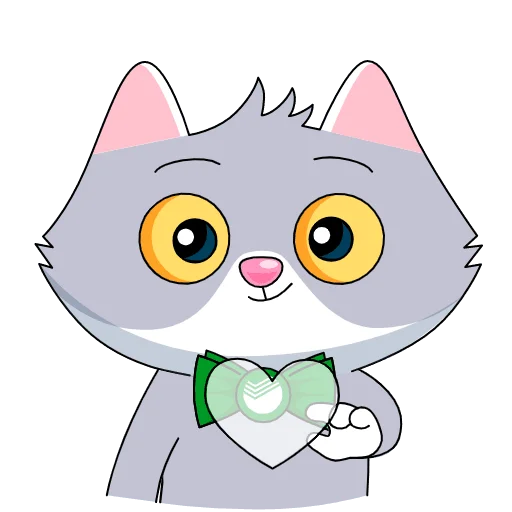 Стикерпак СберКот и его Вселенная для Telegram