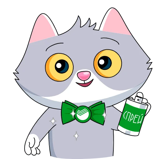 🙅‍♀️ Стикер «СберКот и его Вселенная» для Telegram