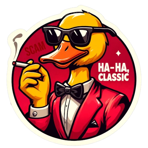 😛 Стикер «SCAM FAM» для Telegram