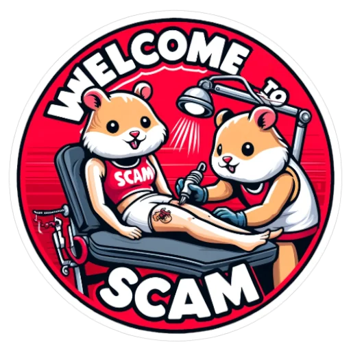 🐹 Стикер «SCAM FAM» для Telegram