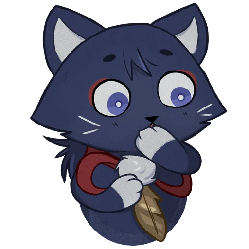 😫 Стикер «scara buki meow» для Telegram