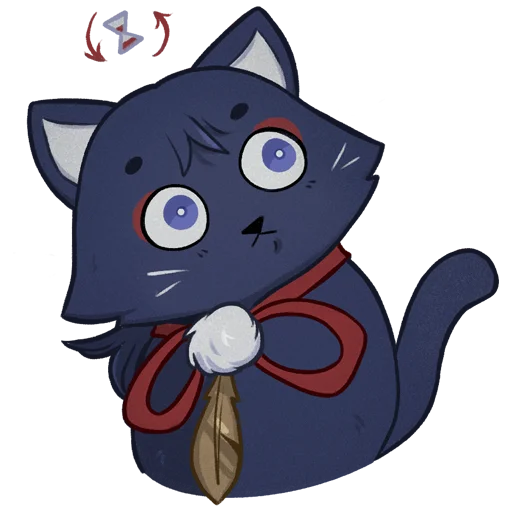 😰 Стикер «scara buki meow» для Telegram
