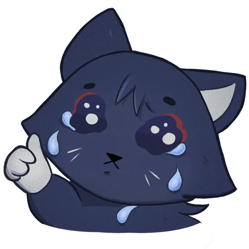 😭 Стикер «scara buki meow» для Telegram