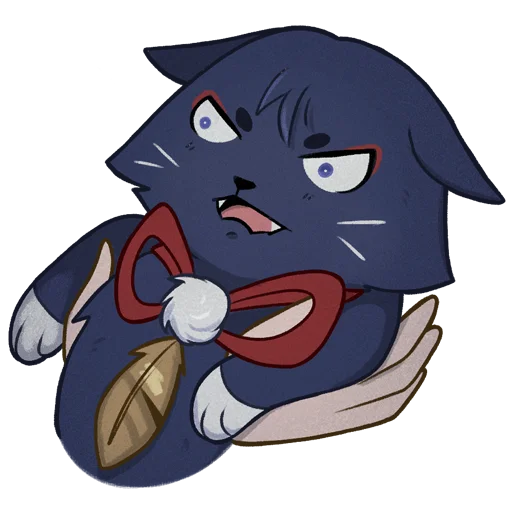 🩸 Стикер «scara buki meow» для Telegram